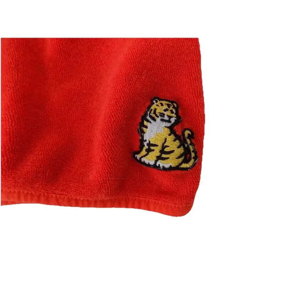 Kenzo kids shorts orange terry cloth girls size 10